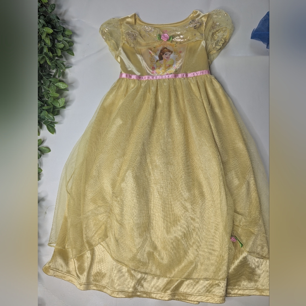 Dress Up Disney Princess Gown Bundle Frozen Elsa Anna Belle 4 4T 5T - Picture 7 of 16